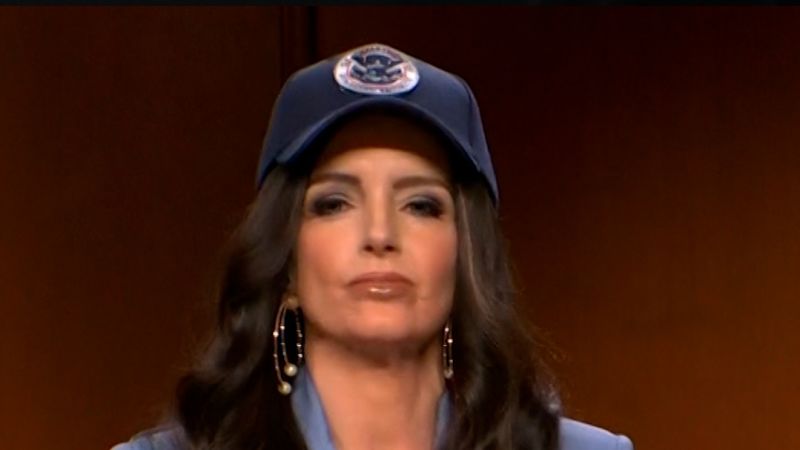 Tina Fey imitates Kristi Noem on ‘SNL’