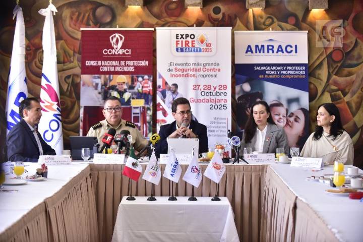Presentan Expo Fire & Safety Guadalajara 2025, el evento más importante de América Latina en prevención y seguridad contra incendios