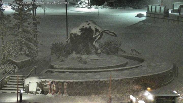 Octubre se viste de blanco: hasta 60 centímetros de nieve para Mammoth Mountain