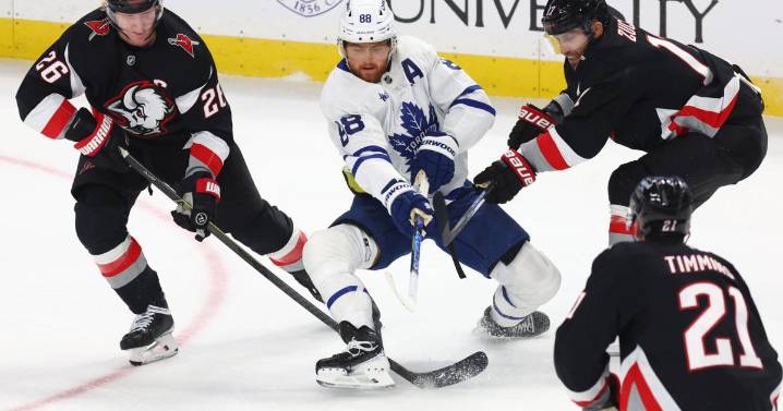 Samuelsson scores twice and Tuch adds short-handed goal in Sabres' win over Maple Leafs