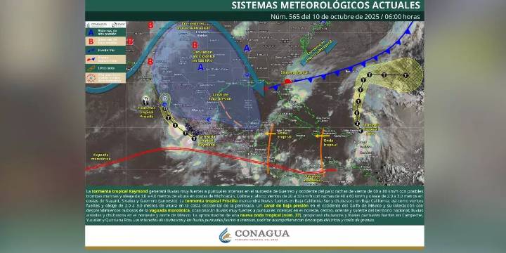 Oaxaca en alerta por lluvias fuertes y tormentas: pronostican aguaceros en regiones clave
