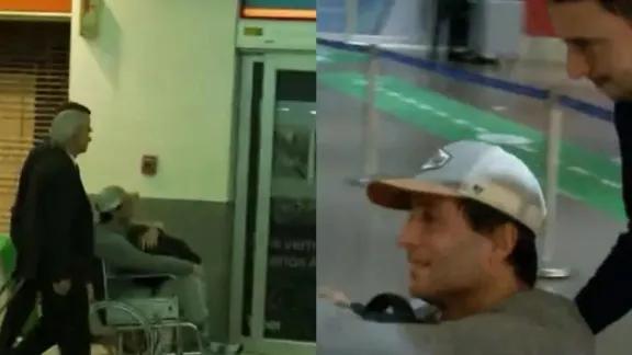 Tomás Yankelevich regresó al país en silla de ruedas tras la muerte de su hija Mila