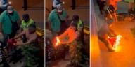 Salta: un hombre prendió fuego su remera para evitar que agentes de Tránsito se quede con su moto