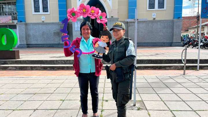 Policía Nacional realizó jornadas pedagógicas contra la violencia de género en Buesaco y Sandoná