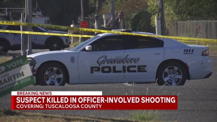 Man crashes car into Hale County home before fatal police chase in Tuscaloosa