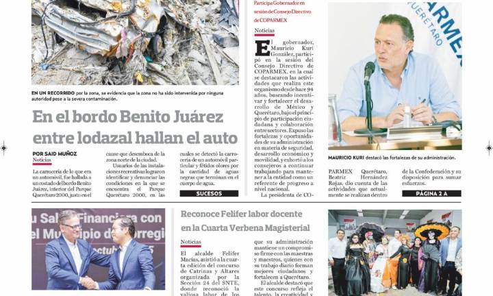 ¡Conoce la Portada de Hoy!