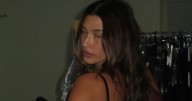 Hailey Bieber Wearing Black Two-Piece Deserves Second Glance