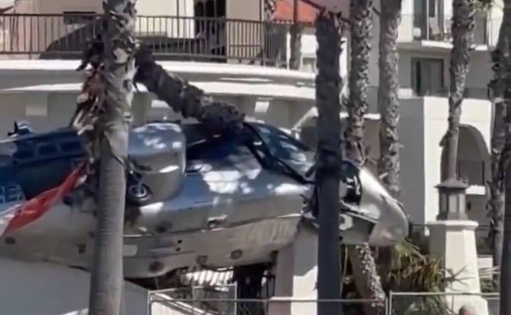 Accidente de helicóptero en Huntington Beach, California, deja cinco heridos
