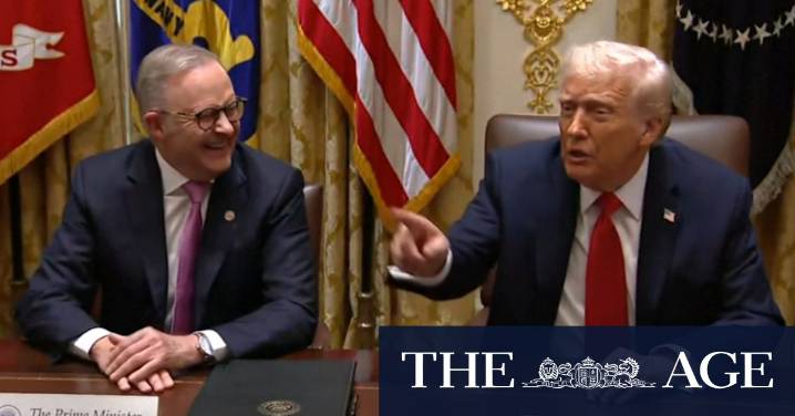Albanese and Trump finally meet at the White House