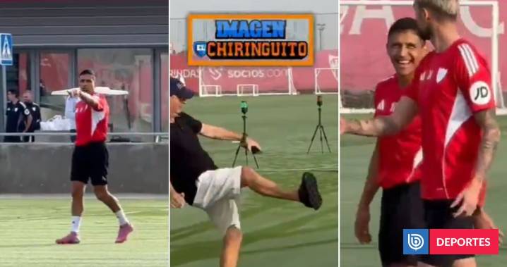 Alexis Sánchez y su buen ánimo sigue impresionando en Sevilla: ’desafió’ a periodista en entrenamiento