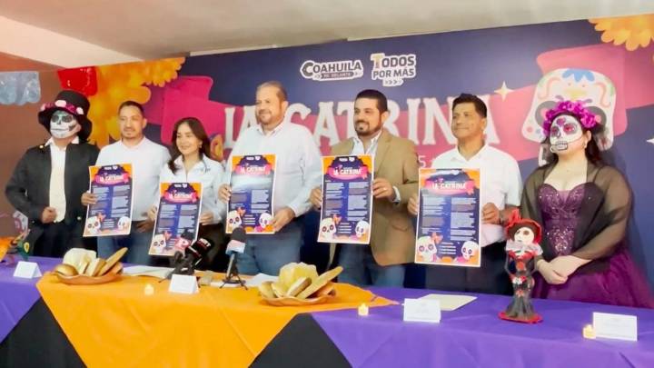 Presentan festival de la catrina; promueve Ramos Arizpe tradiciones mexicanas