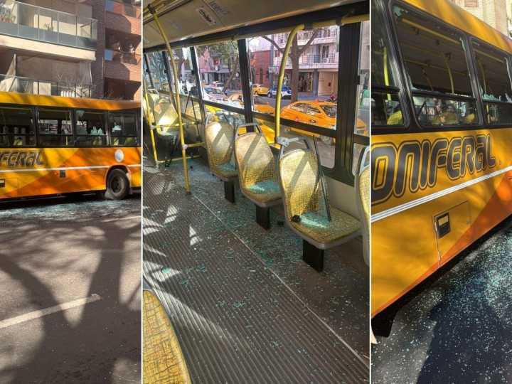 El loco del martillo: no le dejaron pagar el boleto en efectivo y en un ataque de furia rompió las ventanillas del colectivo en Córdoba