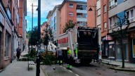 Casi un centenar de árboles, aparcamientos cerrados y maquinaria desplegada en las calles desde primera hora: el operativo de Corvera para inaugurar la temporada de otoño