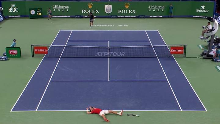 Tennis news 2025: Novak Djokovic collapses on court at Shanghai Masters; heat exhaustion