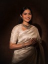 Kantara Queen Stuns In Classic Saree Elegance