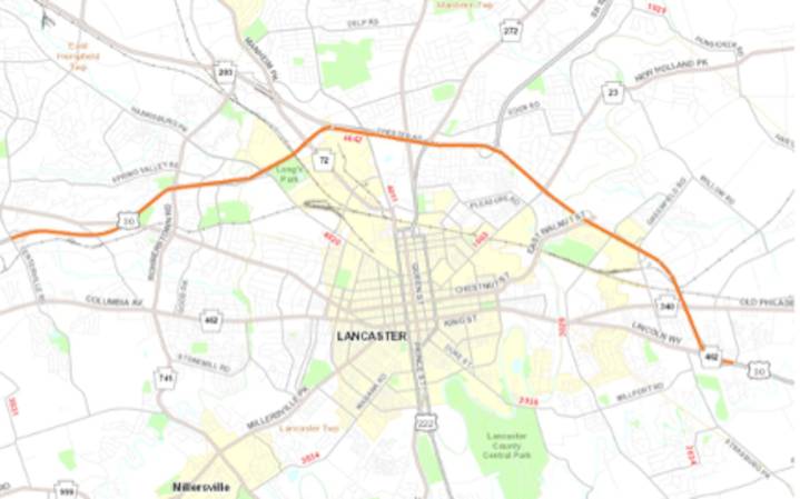 Overnight traffic changes coming to major Lancaster County highway