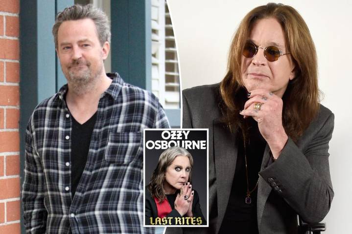 Matthew Perry went to AA meetings at Ozzy Osbourne's house