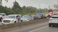 TEAM 2 TRAFFIC: Three-vehicle wreck along I-10 near Perkins Road causing congestion to 10/12 merge