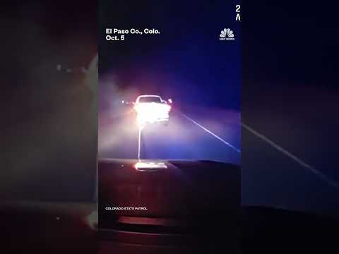 Colorado state trooper reels in dangerous driver