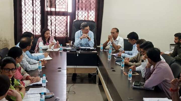 Relief Commissioner reviews progress of development works in migrant camps