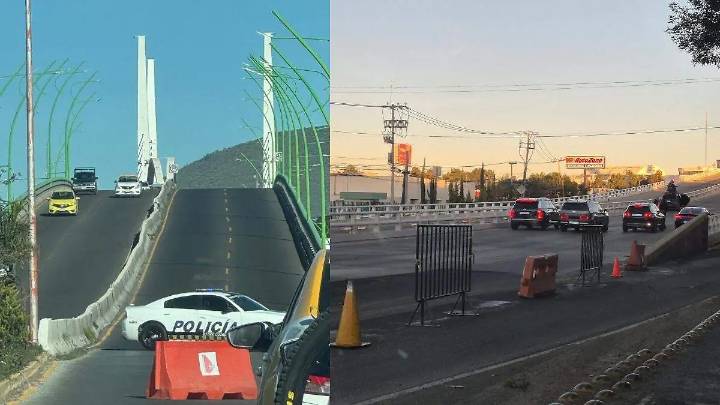 Pachuca: Cerraron momentáneamente puente atirantado por grabación de comercial