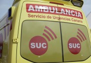 Un motorista herido en un accidente de tráfico en Santa Lucía de Tirajana