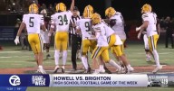 WXYZ High School Game of the Week: Howell holds off Brighton to claim Little Brown Jug