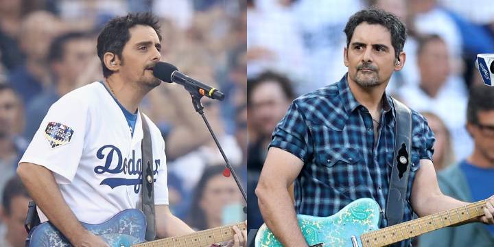 Brad Paisley Performed the National Anthem Before the 2 Longest World Series Games in History | Baseball, Brad Paisley, MLB, Sports, World Series | Celebrity News and Gossip | Entertainment, Photos an