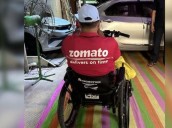 Not just food, but Inspiration! Wheelchair-Bound Zomato rider’s story wins the Internet