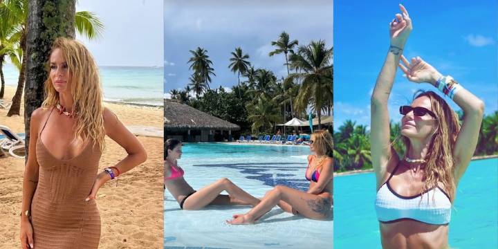 La lujosa escapada de Sabrina Rojas con su hija Esperanza al Caribe: hotel exclusivo y playas paradisíacas