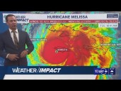 Tracking the Tropics: Hurricane Melissa moves into Jamaica as powerful, Category 5 storm