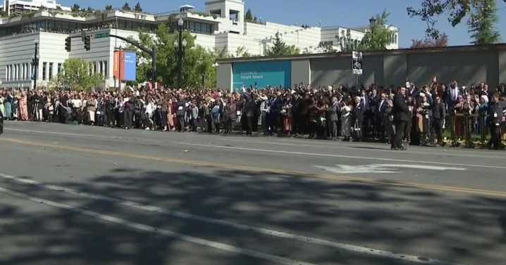 Nelson's spirit felt by those who lined streets outside funeral service