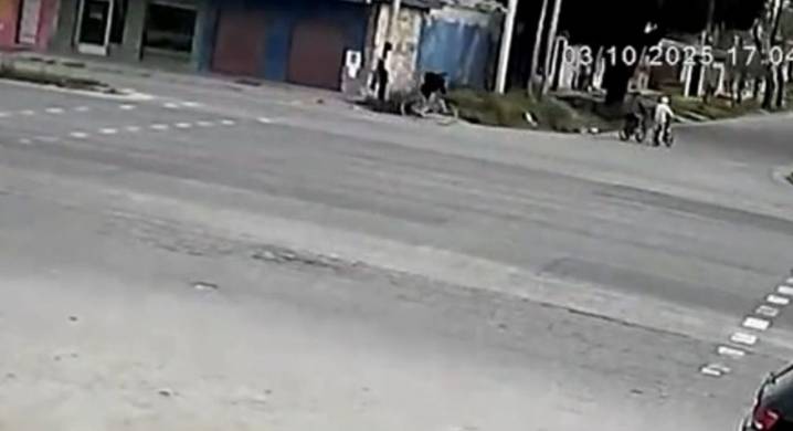 Video: así escaparon los delincuentes con las bicicletas de Oscar Orono