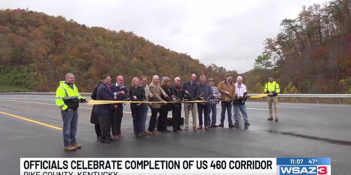 Officials celebrate completion of US 460 corridor
