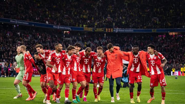 Bayern Múnich está imparable con Luis Díaz, quien ganó su primer clásico de la Bundesliga al Dortmund