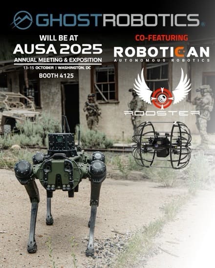 See the Ghost Robotics Vision 60 at AUSA