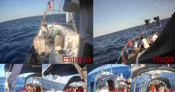 La travesía de la Global Sumud Flotilla en la zona de alto riesgo