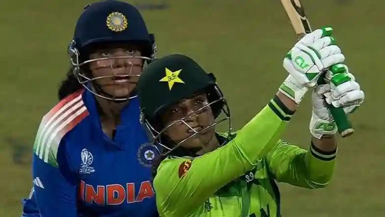 Cricket Sidra Amin Becomes First Pakistan Women Cricketer to Hit A Six Against India Women in Women’s ODIs, Achieves Feat During IND