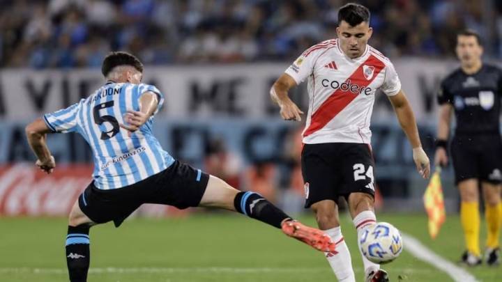 River puso el 1 a 0 contra Racing en los cuartos de final de la Copa Argentina