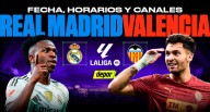 Real Madrid vs. Valencia: fecha, horarios y canales de TV por LaLiga