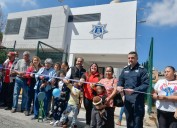 Entregan rehabilitación y ampliación del Centro de Atención Policial No.15 en Atizapán