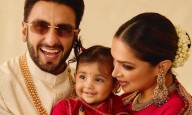 Deepika Padukone and Ranveer Singh reveal daughter Dua’s face in adorable Diwali photos