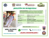 Ariel Valencia desapareció cuando se dirigía a su escuela en Amecameca