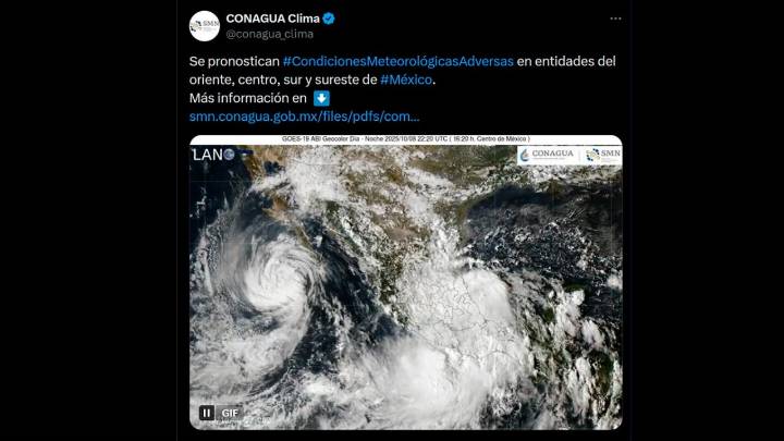 Alerta en Puebla: Pronostican lluvias hoy y mañana por fenómenos meteorológicos