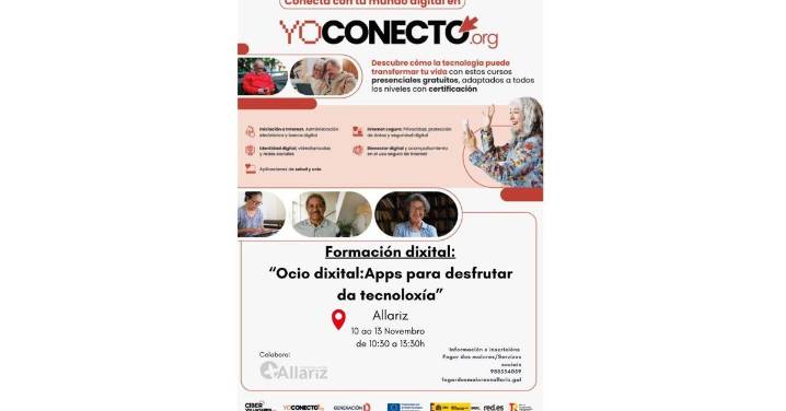 Allariz convoca un novo curso de formación sobre o ocio dixital