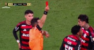¡A las duchas! Tarjeta roja para Gonzalo Plata en Flamengo vs Racing por la Copa Libertadores