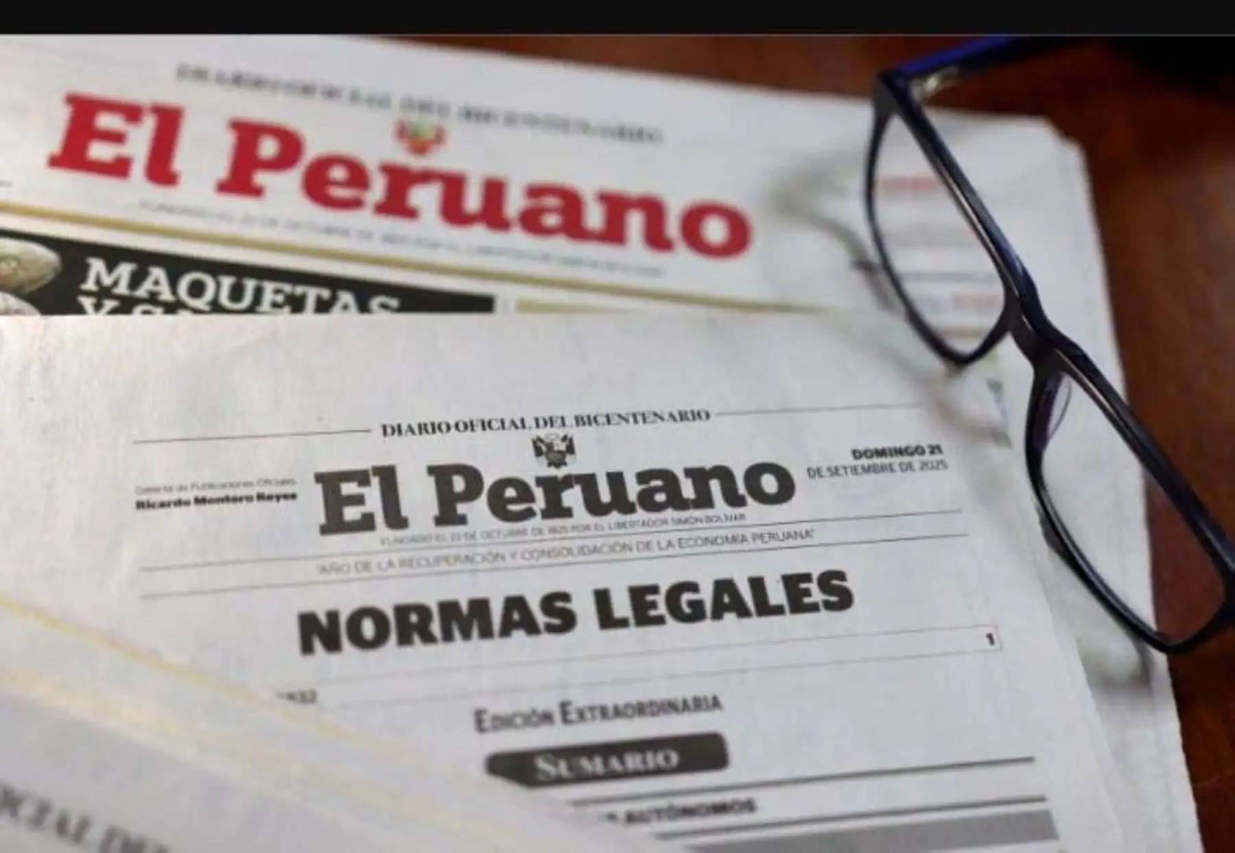 Estas son las normas legales más importantes del jueves 2 de octubre del 2025