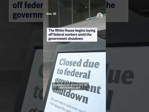 The White House begins laying off federal workers during shutdown