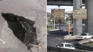Se Abre Socavón en Puente de la Concordia, Lugar Donde Ocurrió Explosión de Pipa en Iztapalapa