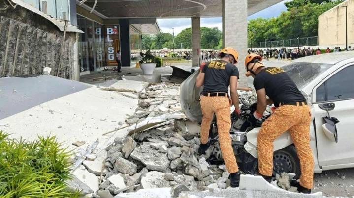 En video: Momentos del fuerte sismo en Filipinas